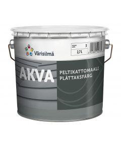 Värisilmä Akva himmeä peltikattomaali 2,7L